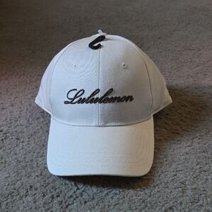 Lululemon Cream Structured Ball Cap